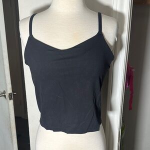 All in Motion Black Crop Top